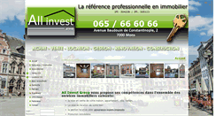 Desktop Screenshot of allinvest.be